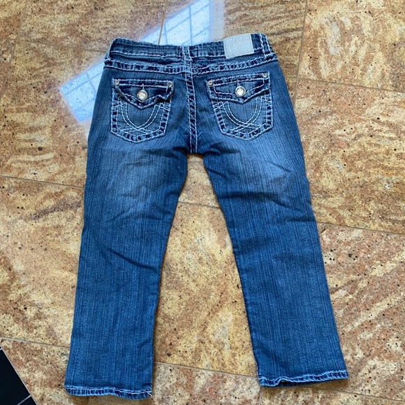 Women LA Idol USA Rhinestone Jeans Sz7 - Picture 7 of 9